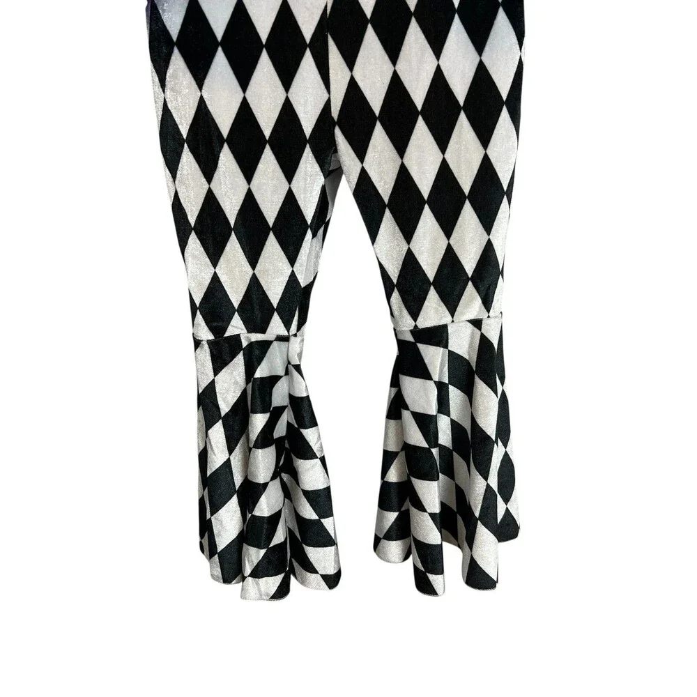 Girls Carnival Clown Unitard Costume Size 3-4T Cosplay Halloween Jumpsuit Only - Picture 5 of 8